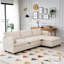 Canapé modulaire surdimensionné avec repose-pieds mobile-1617666168