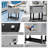 SHAREWIN 60 Quart Rolling Ice Chest, Portable Patio Party Drink Cooler Cart with Bottle Opener & Cap Collector & Drain for Patio Party BBQ & Beach Activities-116430556