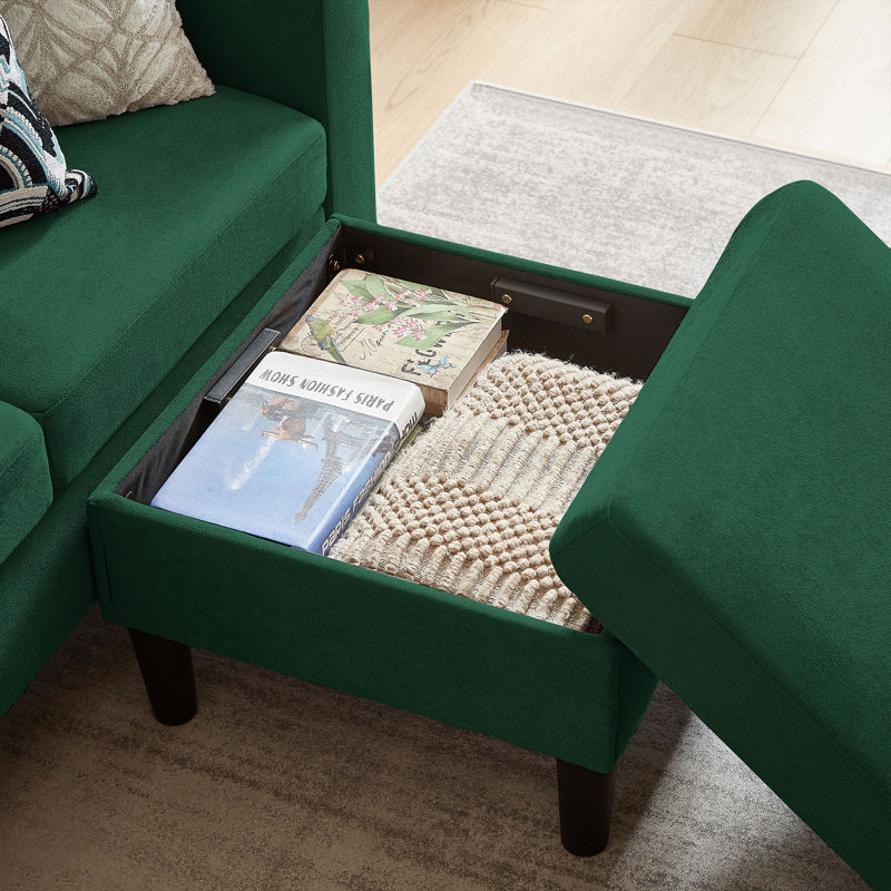 Susete 3 - Piece Living Room Set, Green