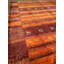 Tapis en laine et coton rouge noué à la main Original