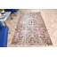 Tapis turc fait à la main en rose pour le salon et la maison - Tapis rétro