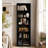 6-Tier Fixed Shelf Bookcase, 75" Tall Heavy-Duty Storage with Tip-Resistant Design-444976182