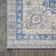 Modern Persian Vintage Moroccan Traditional Gray/Blue Rug