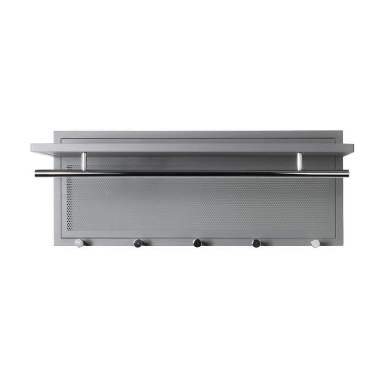 Coat Rack, Chrome/Grey