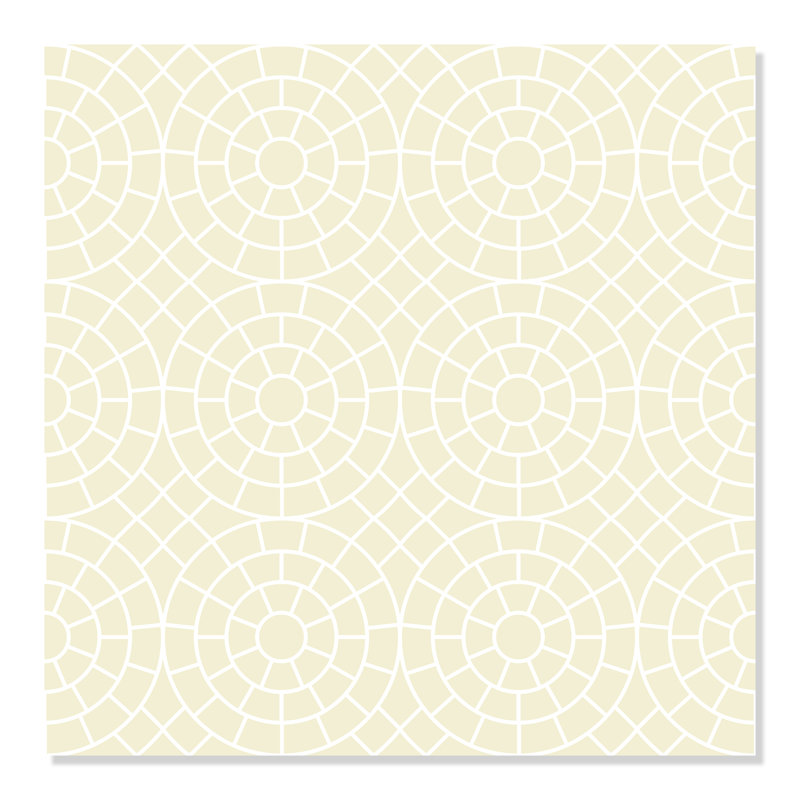 Panneau de papier peint auto-adhésif Claude, Beige, L 4 po x l 24 po