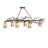 6 - Light Dimmable Geometric Chandelier