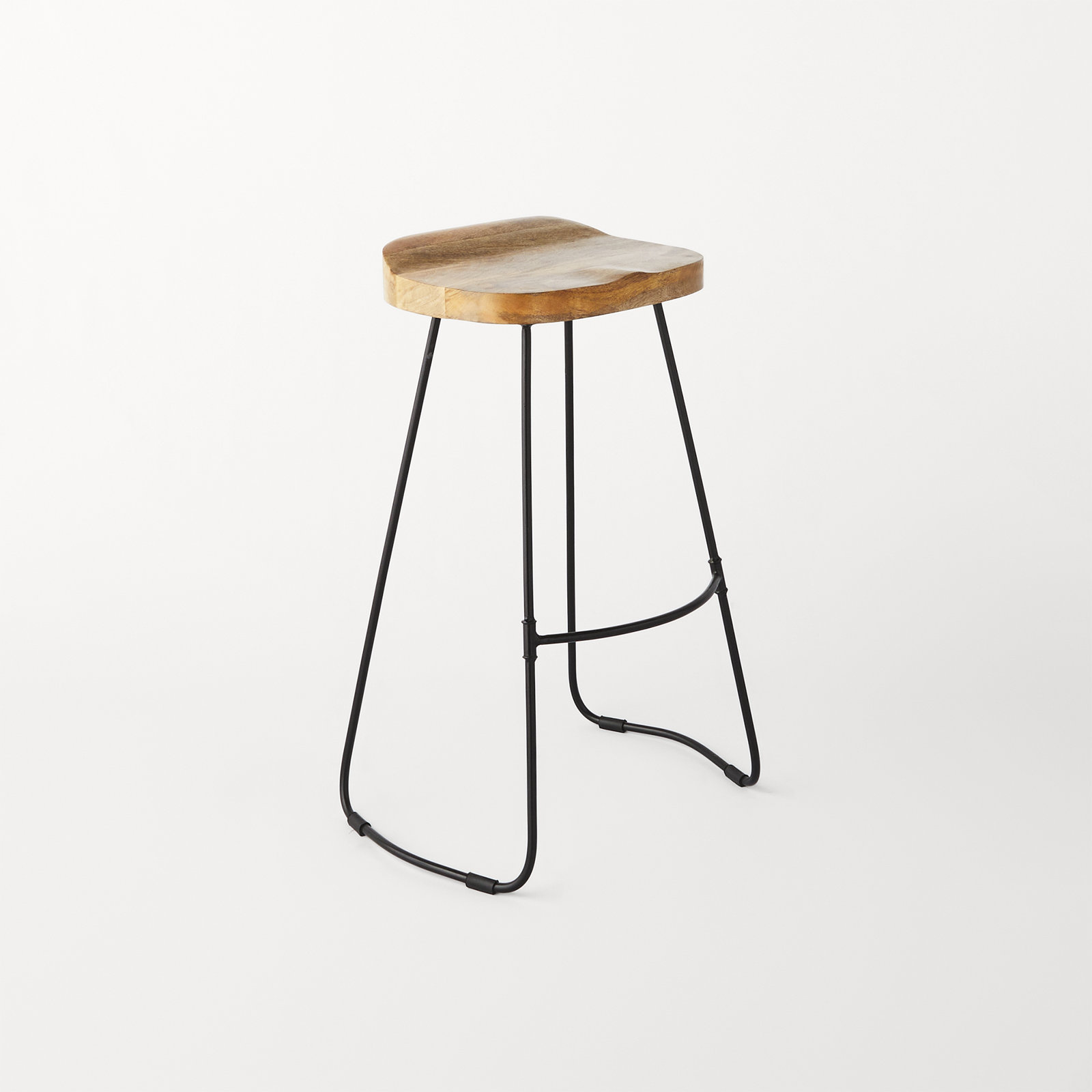Geonna 30" Bar Stool, Natural, Counter Stool (27" Seat Height)