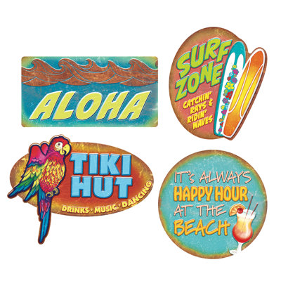 Découpes Luau - 9 "à 13,5" - paquet de 12