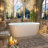 ADECAB 59'' x 31.5'' Acrylic Freestanding Flatbottom Double Ended Soaking Bathtub, Gloss White