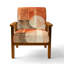 Chaise abstraite rembourrée Modern-1121892135
