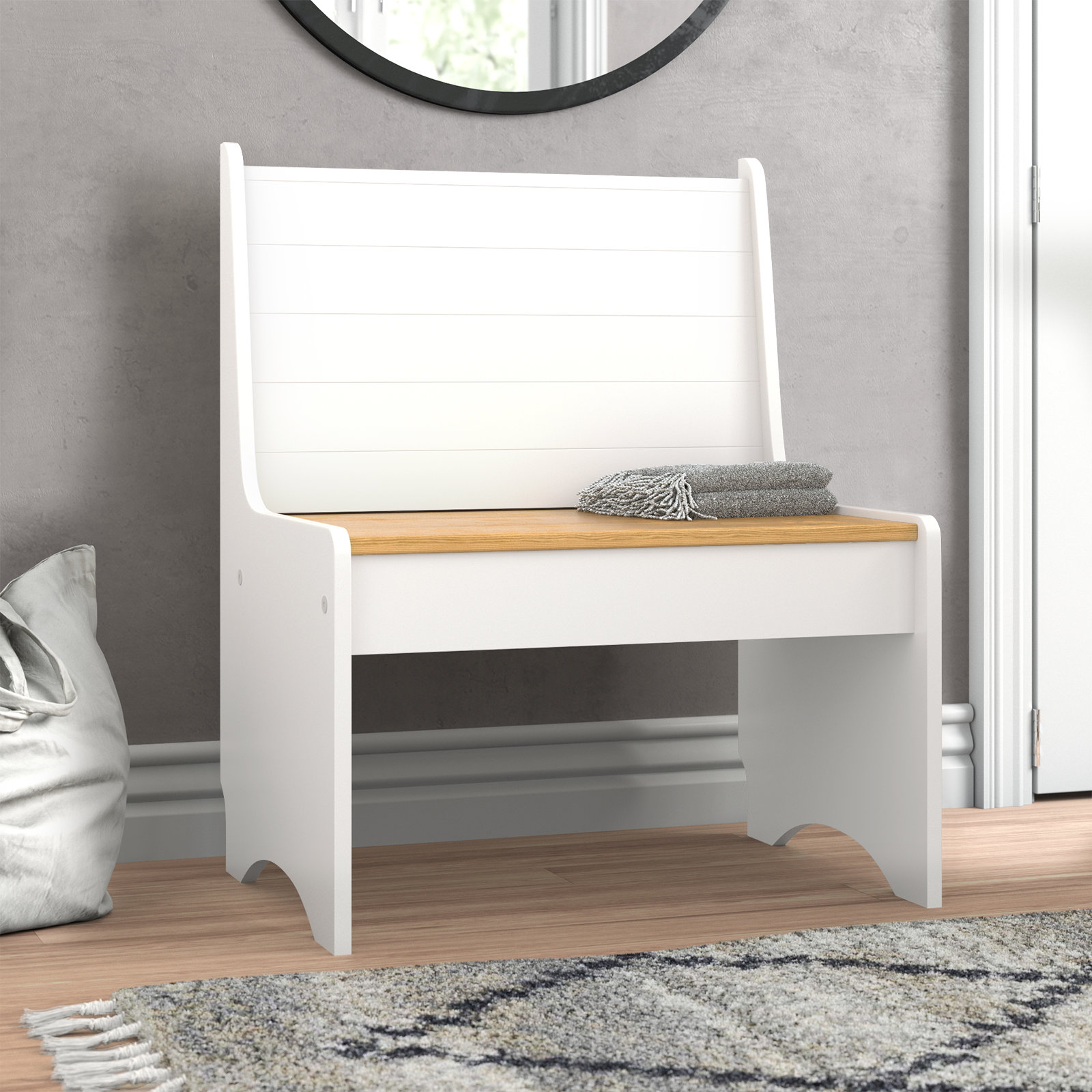 Sand & Stable™ Belinda Wood Flip Top Storage Bench & Reviews Wayfair
