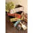 SET OF FOUR HAND PAINTED BRICK MOLDS