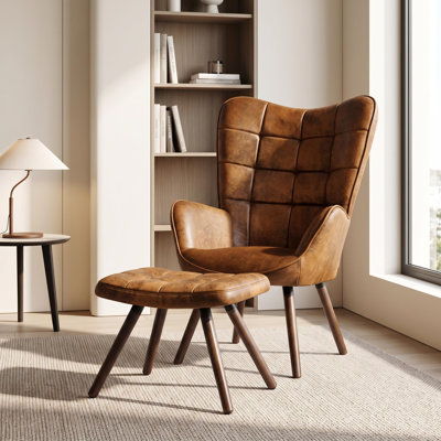 Cedrica 26.6" Wide Tufted Armchair