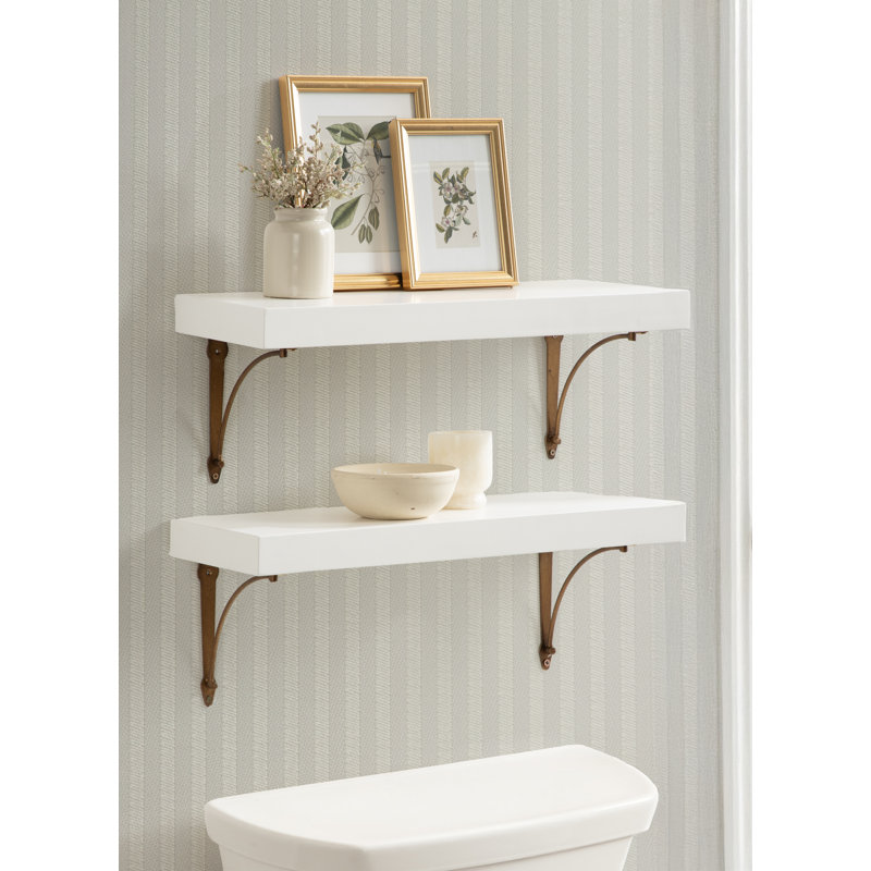 Hatley Ornate Two-Piece Wall Shelf Set