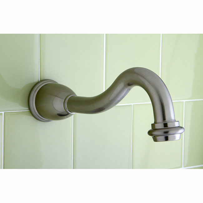 Robinet pour baignoire Kingston, Nickel brossé