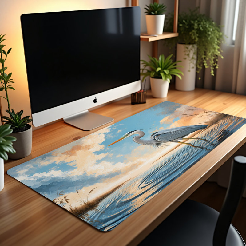 Polyester Desk Pad, 31.5x15.5