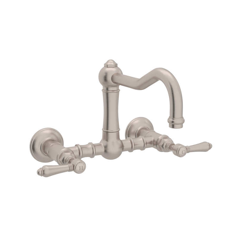 Acqui® Bridge Faucet with Accessories, Satin Nickel