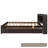 Solid Wood Bookcase Bed-1514733624