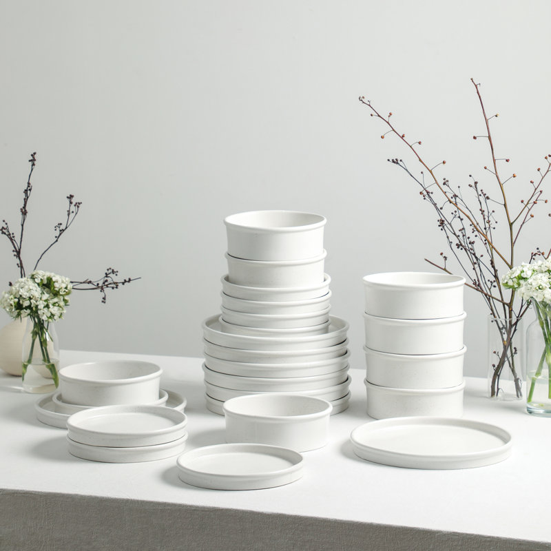 Stone Lain Roscoe 24-Piece Dinnerware Set Stoneware
