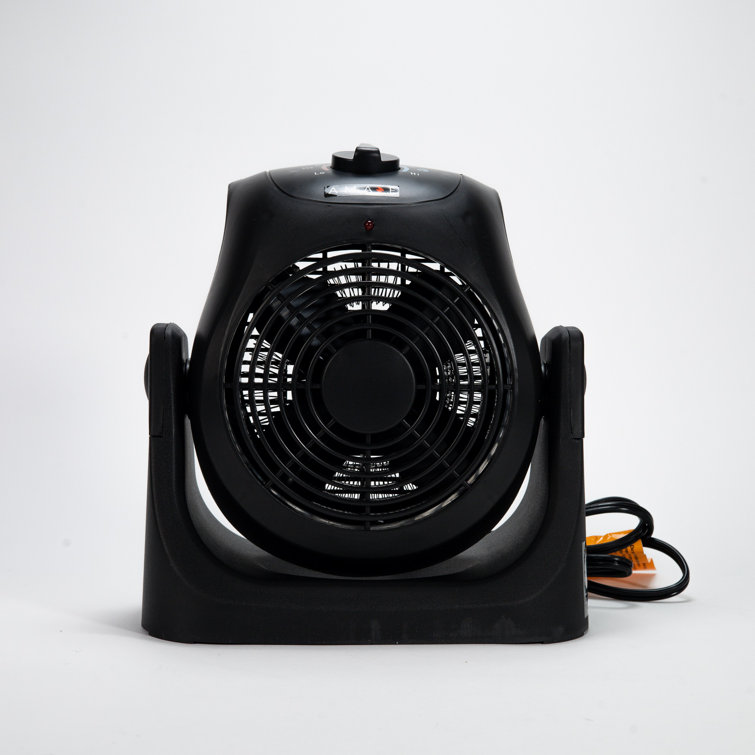 BLACK+DECKER Black Personal Ceramic Indoor Heater & Fan with 4