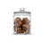 JoyJolt Glass Cookie Jar with Airtight Lid, 67oz.
