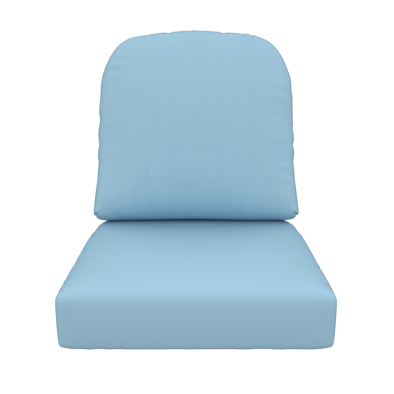 Amala 22" Sunbrella® Seat and Back Cushion, Canvas Air Blue Sunbrella® Canvas