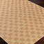 Tan Modern Outdoor Rug, Chequered Stain Resistant Easy to Clean Rug For Patio, Balcony, Decks & Garden-523487864