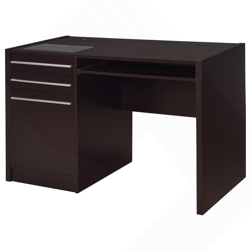 Cappuccino 2-Drawer Computer Desk