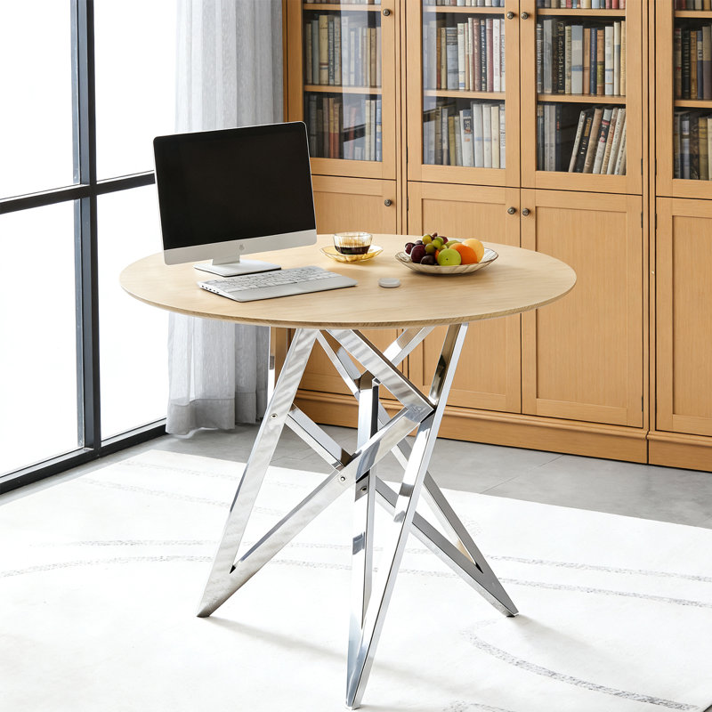 Table de salle à manger moderne et robuste de 37 pouces pour 2 à 4 personnes