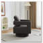 Fauteuil d'appoint pivotant rembourré Boucle