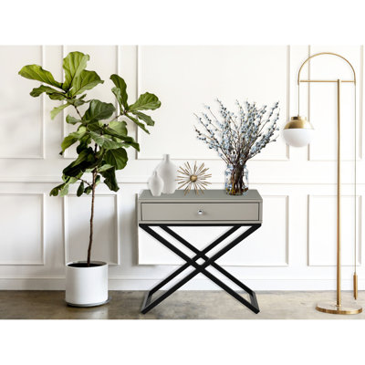 Table de chevet 23 po Taupe