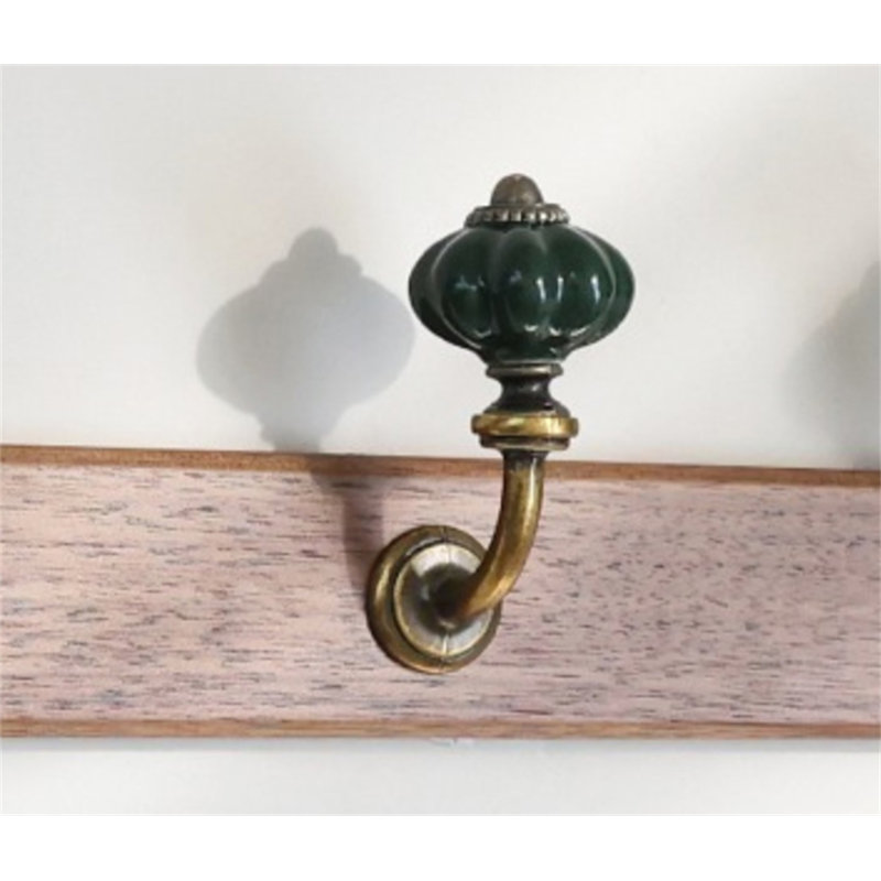 Wall Mounted Clothes Hanger, Green