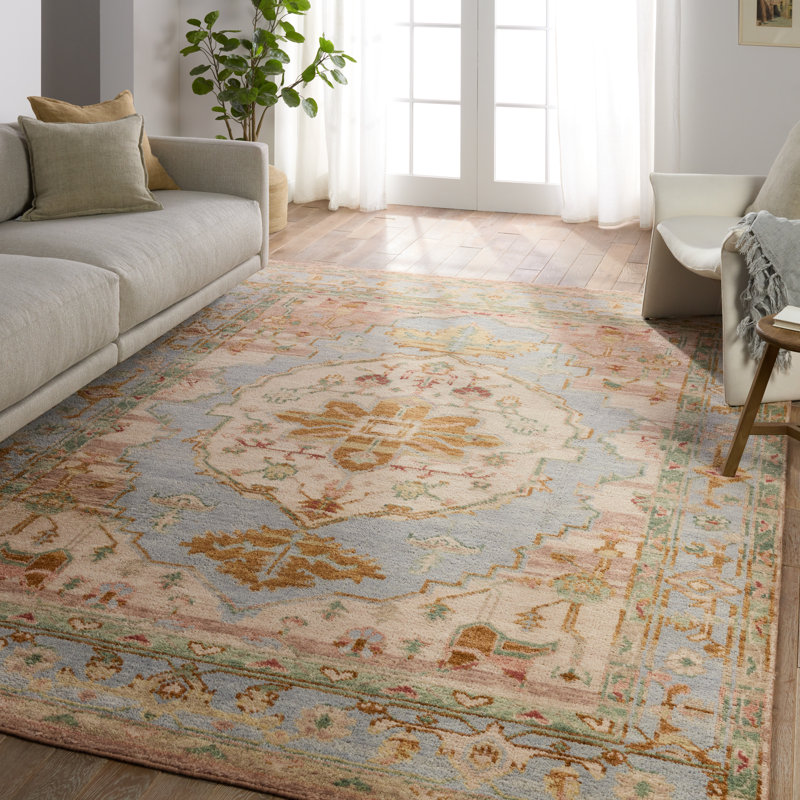 Jaipur Living Jude JIN09 Handknotted Medallion Multicolor Area Rug (6'x9'), Rectangle 8' x 10'