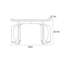 Console brune simple de style chinois.-502576030