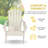 Grandview Solid Wood Adirondack Chair-272409379