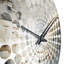 Horloge murale cascade dorée et grise-101234255