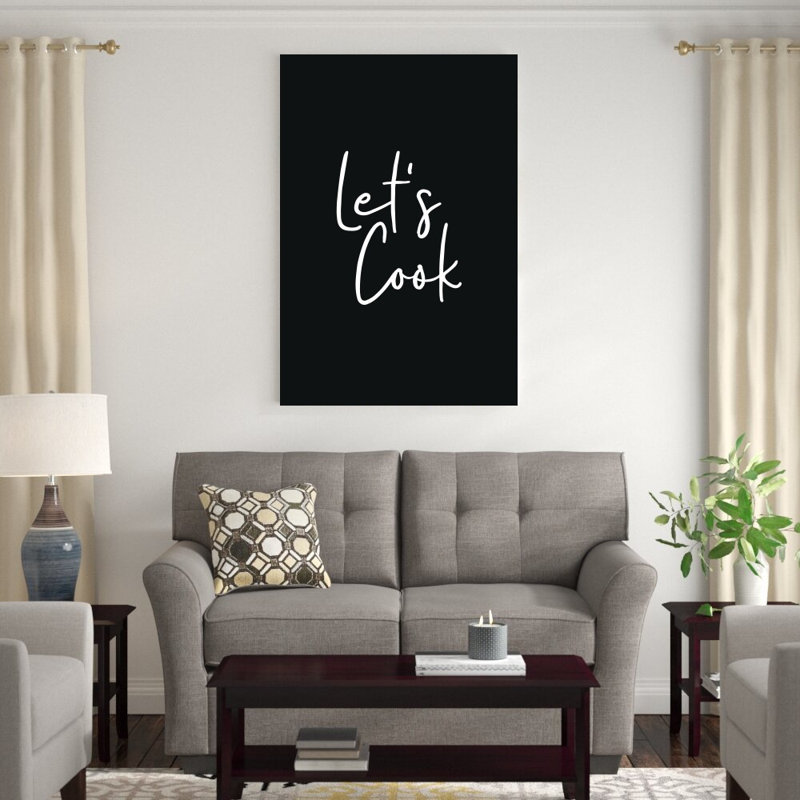 " Let's Cook ", 48" H x 32" W