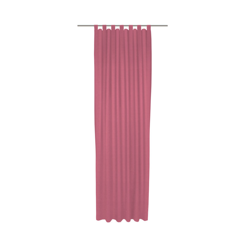 Uni Collection Room Darkening Curtain, 142cm Width x 345cm Drop, Rosa