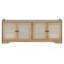Banc de rangement classique classique avec compartiments spacieux et tissage artisanal en rotin pour une organisation polyvalente de la maison-793107730