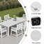 Table et chaises de salle à manger d'extérieur standard 7 pièces-270980861