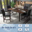 Allexus Bar Stool with Solid Wood Frame
