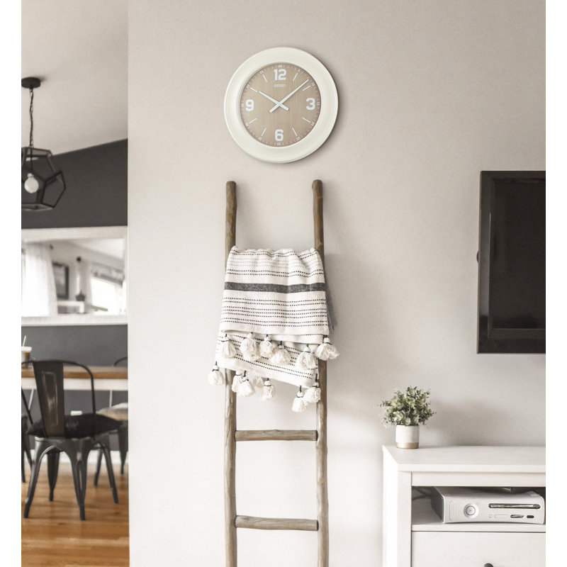 QXA839WLH Wall Clock, White