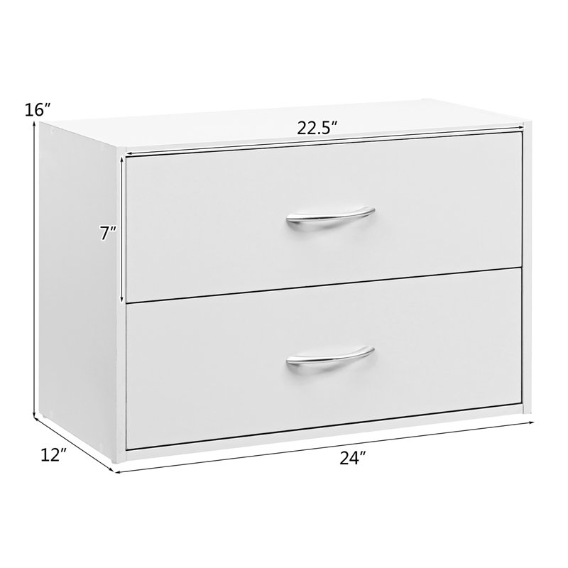 Amaurys 24'' W Nightstand, White