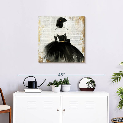 Shuttleworth Lady In Black Dress