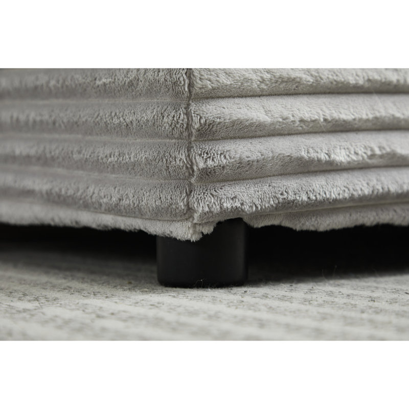 Velours côtelé doux et extensible, 2 avec coussins confortables, design moderne pour les appartements, coussins rétro beiges, 2 cinémas maison, sélection noire