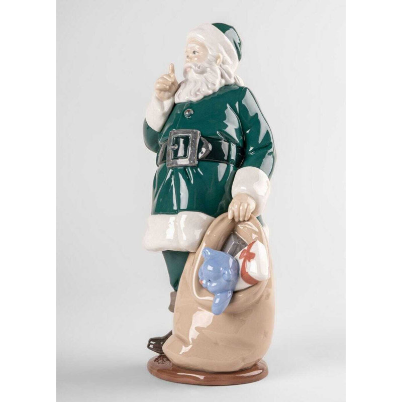 Le Père Noël est là, Vert / Blanc / Beige