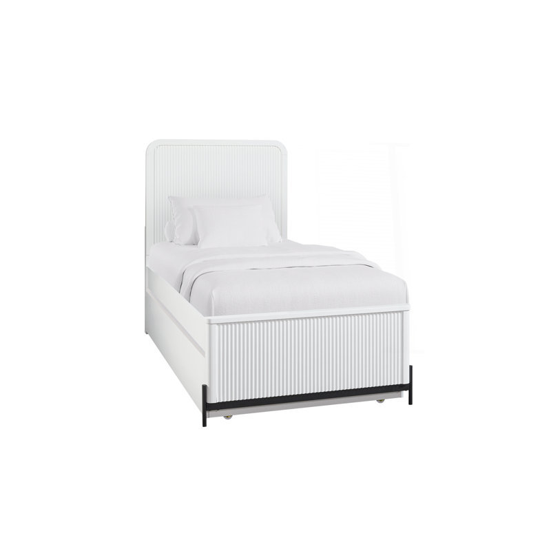 Lit gigogne double, Blanc