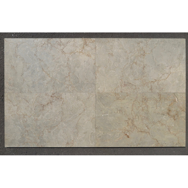 Carreau de marbre et de sol aspect pierre 18 po x 30 po Sahara