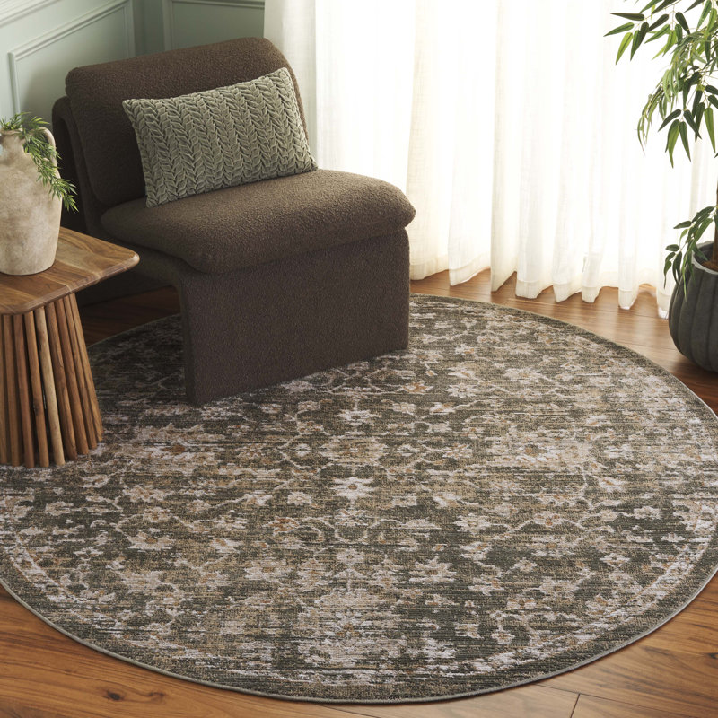 Tapis oriental Hazel 506 Performance, Rond 6 pi