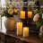 3-Pack Multi-functional Remote Flameless Candles (S/M/L)–Lively Realistic Flicker, Adjustable Timer & Brightness